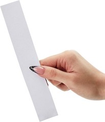 300 Money Bands Cash Wrappers Blank Currency Wraps Multipurpose White 7.8″x1.2″