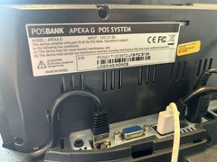 POSBANK APEXA G POS System Touchscreen Terminal MSR + Power Supply Screen Prote