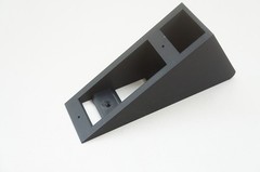 Angled Desk Stand Kiosk Mount for Verifone VX520 Reader, Wall Mount Secure Plate