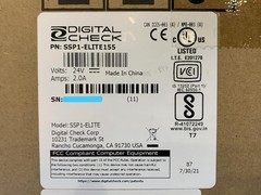 Digital Check SmartSource Pro Elite 155 Check Scanner W/ Adapter SSP1-ELITE155