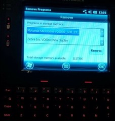Motorola VC6096, windows mobile 6.5 classic, 3G HSPDA, wifi,phone function,GPS
