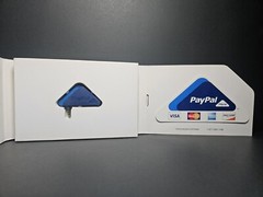 PayPal Here Triangular AUX 3.5mm Port Headphone Jack Credit Debit Card Reader