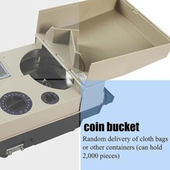 Coin Sort Machine Electronic Coin Counter with Smart Control Panel 1200Coins/Min
