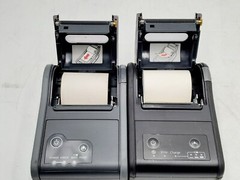 LOT OF 2 – Epson TM-P60II & TM-P60 Mobilink Bluetooth Thermal Receipt Printers