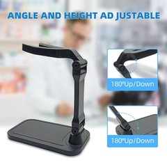 JRHC Universal Barcode Scanner Stand Hands Free Adjustable