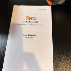 Tera 2.4Ghz Wireless USB Wired Scanner Cordless 1D Laser Barcode Reader • New