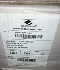 NEW OPEN BOX APG Vasario Series 16 in Cash Drawer (‎VB320-BL1616-B5)