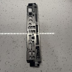 Micros POS Workstation 5A Faceplate Rear I/O Panel Cover Point Of Sale @MB86