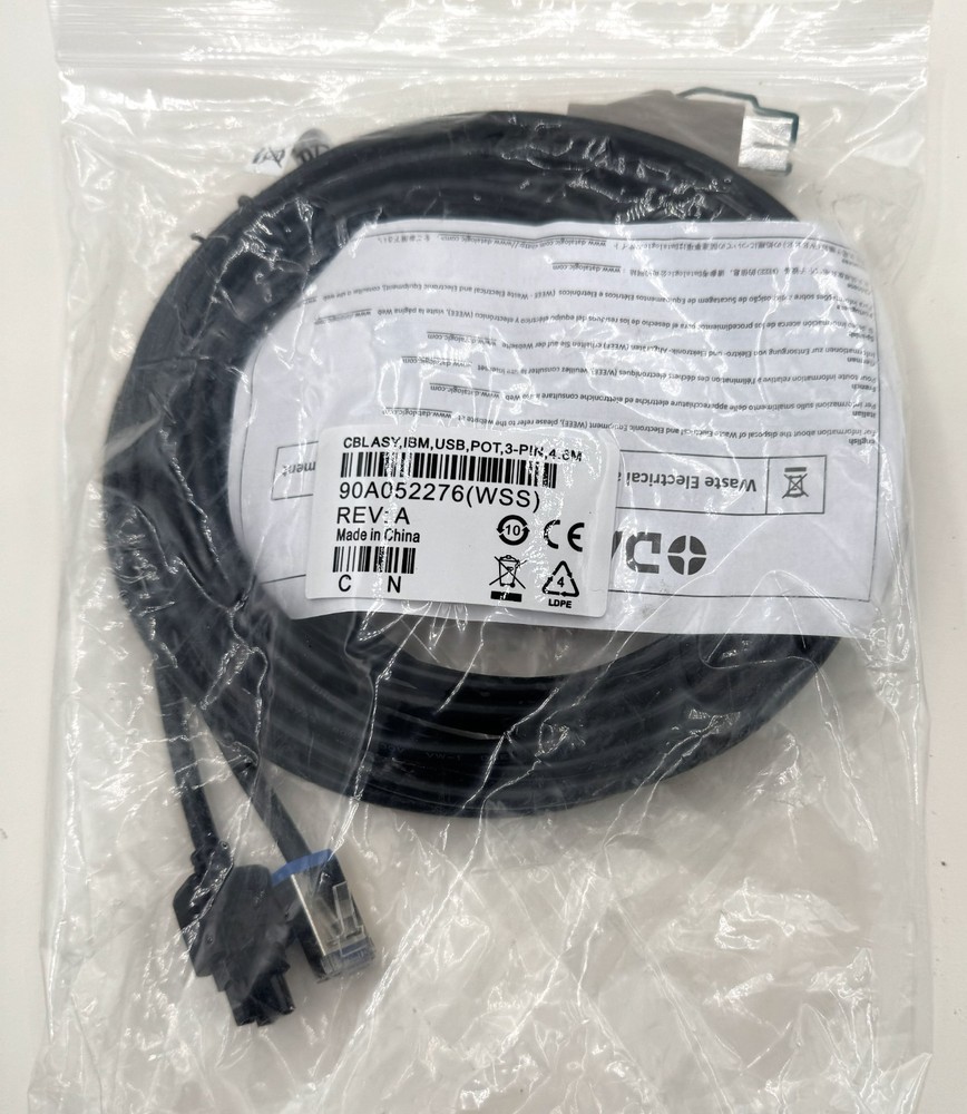 Datalogic 90A052276 (WSS) Cable Assembly IBM USB POT 3-PIN 4.6M