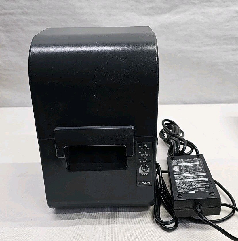 Epson TM-U230 M166A Receipt Printer Tested Working