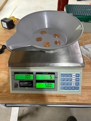 Klopp KCS60 Series 60lbs. Coin / Ticket / Token Scale