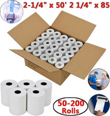 2-1/4″ x 50′ & 2 1/4″ x 85′ Thermal Credit Card Cash Register POS Receipt Paper