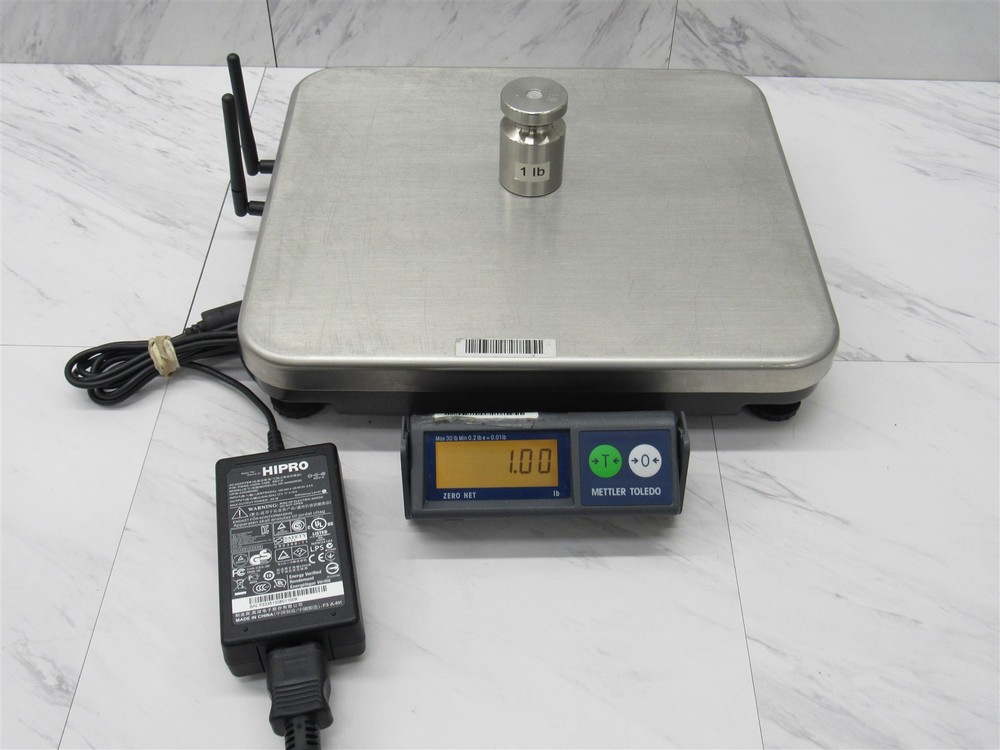Mettler Toledo Ariva Digital Scale ARIVA-S-135-SBG Wireless w/ WiFi & Adapter