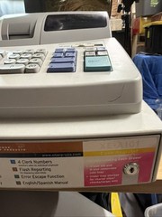 Sharp XE-A101 Electronic Cash Register Cash Drawer TESTED – NO KEYS