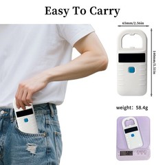 Rechargeable Bluetooth Pet Microchip Reader 134.2kHz RFID ISO 11784/11785