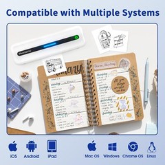 110mm Thermal Printer Paper 3 Rolls Compatible with M832 M834 M835 M04S M04AS…