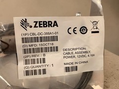ZEBRA SAC-MC33-4SCHG-01 BATTERY CHARGER KIT (4-SLOT) W/ PS, DC LINE & WIRE AC LI