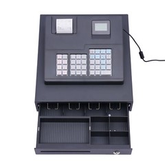 39 Keys Wired Lockable Electric Thermal Cash Register with Drawer for Catering