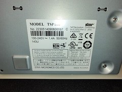 Star Micronics TSP100 Future Print Thermal Receipt Printer*PARTS ONLY*