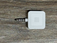 Square Credit Card Reader for Magstripe 3.5mm Headphone Jack Mobile POS White