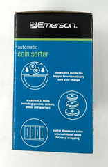 Emerson 4-Barrel Automatic Coin Sorter – Black