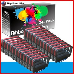 24 PacK ERC 30 34 38 B/R Ribbon Compatible M270 PM-300 TM-200-UB TM-267 II