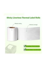 12 Rolls 3 1/8″ x 170′ Sticky Thermal Receipt Paper Linerless Label (80mm)…