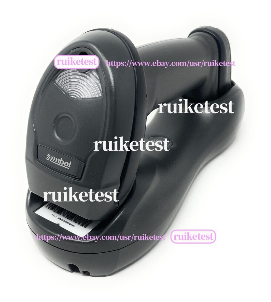 1PC Zebra Wireless Bluetooth Barcode Scanner with Cradle and USB Cable LI4278-SR