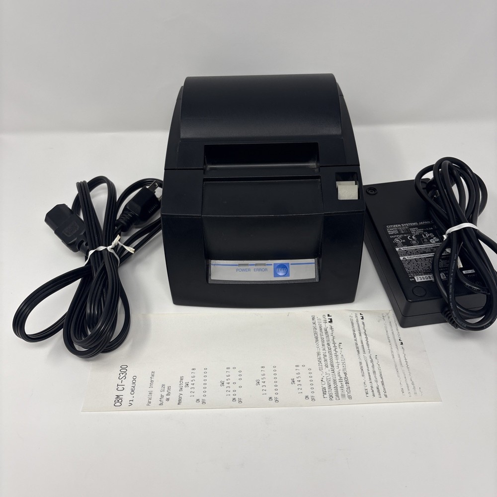 Citizen CT-S300 Receipt POS Thermal Printer Autocutter W/ Paper Roll Inside