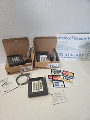 Lot of 3 Verifone Tranz 380 X2 Credit Card Processing Terminal Machine