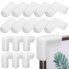 24Pcs Lightweight Epe Corner Protectors White for Carton Shipping Protection