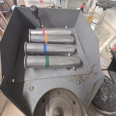 KLOPP COIN COUNTER WORKING COMES WITH ALL THE TUBES P N D Q ALUMINUM