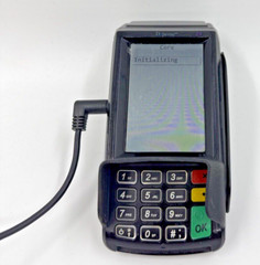 Dejavoo Z9 3.5″ VEGA3000 LCD POS Credit Card Terminal w/ Power Adapter Tested