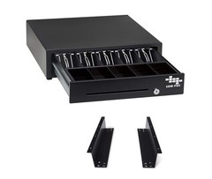 EOM POS Heavy Duty Cash Drawer with Mounting Brackets for Receipt Printers