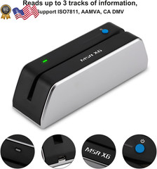 Bluetooth VIP Card Swiper Reader Writer Encoder Hico 3 Tracks USB and Bluetoot
