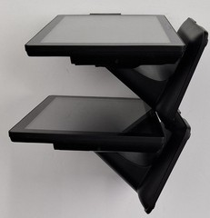 Pair of (2) Lightweight Touchscreen POS Registers-Celeron J1900 4GB RAM w/Cables
