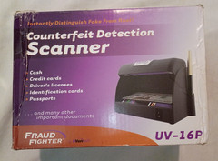 UVeritech UV-16P FRAUD FIGHTER Counterfeit Detection Scanner