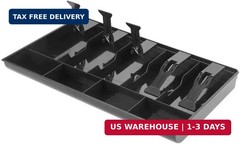 Cash Money Tray Replacement 5 Bill/ 4 Coin Drawer Register Insert Tray Storage C