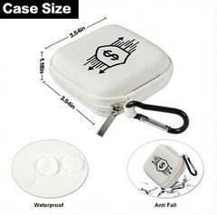 Travel-Ready Off-White Chip Card Reader Case – Perfect for EMV & NFC Payments
