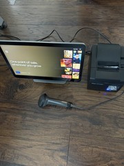 SQUARE REGISTER SPS1-01 WITH STAR TSPIII PRINTER AND SYMBOL BARCODE SCANNER