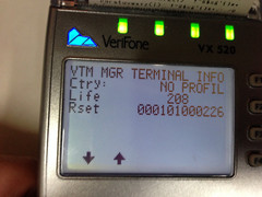 Verifone VX520 Credit Card Terminal – Fully Functional – No Power Supply