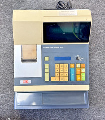 MAX ELECTRONICS CO. MODEL R-210 Electronic, JAPAN, TURNS ON Cash Register