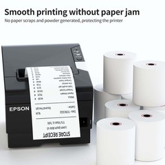 3-1/8 x 230ft Thermal Receipt Paper Rolls Cash Register Paper Rolls Thermal P…