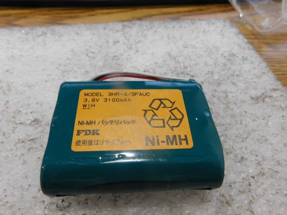 FDK Model: 3HR-4/3FAUC. Ni-MH Battery. New Old Stock