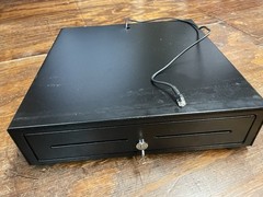 APG Metal Electronic Cash Drawer Minota 16″ Black w/ 1 Key