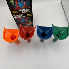 MMF Industries Fast Wrap Coin Counting Tubes 4 Color Coded Set 224000400 USA