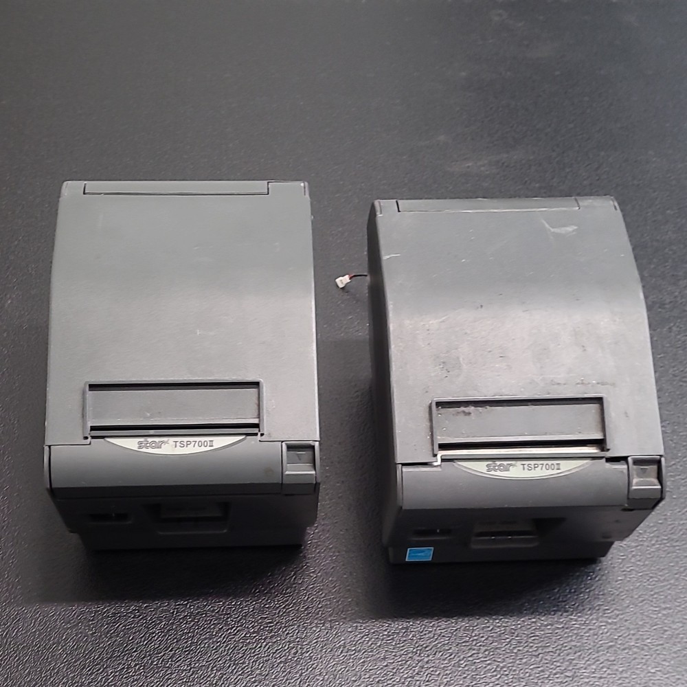 Star Micronics TSP700II Thermal Receipt POS Printers 2-Pack Model TSP743IIU