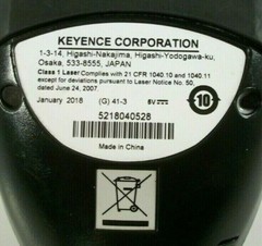 Keyence BL-N70RKE Barcode Reader Scanner BLN70RKE