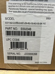 Elo Touch – E692048 – ESY15i2-2UWA-0-MT-4G-1S-NO-00-BK-NS *Open Box* NO DRIVE