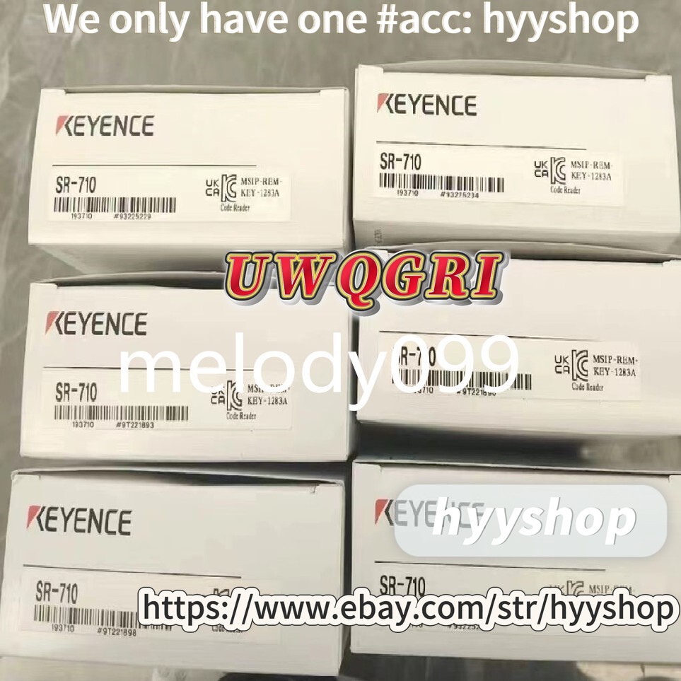 New Keyence SR-710 Ultra Compact Fixed Barcode Reader SR-700 Series#HL